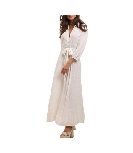 Robe blanche femme goa spéculos