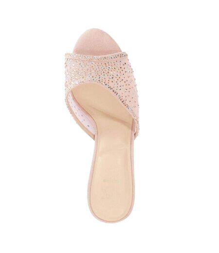 Mules Motif/style Embelli Memories Femme Rose Dune London