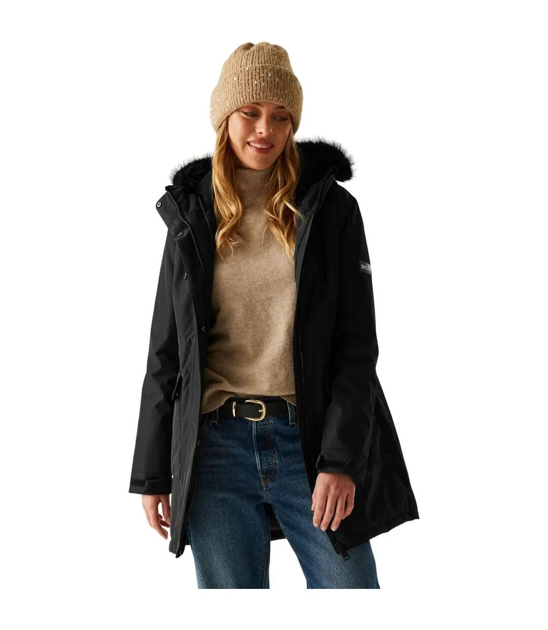 Veste Imperméable Sabinka Femme Noir Regatta-1