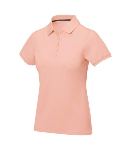 Calgary short sleeve ladies polo pale blush pink Elevate