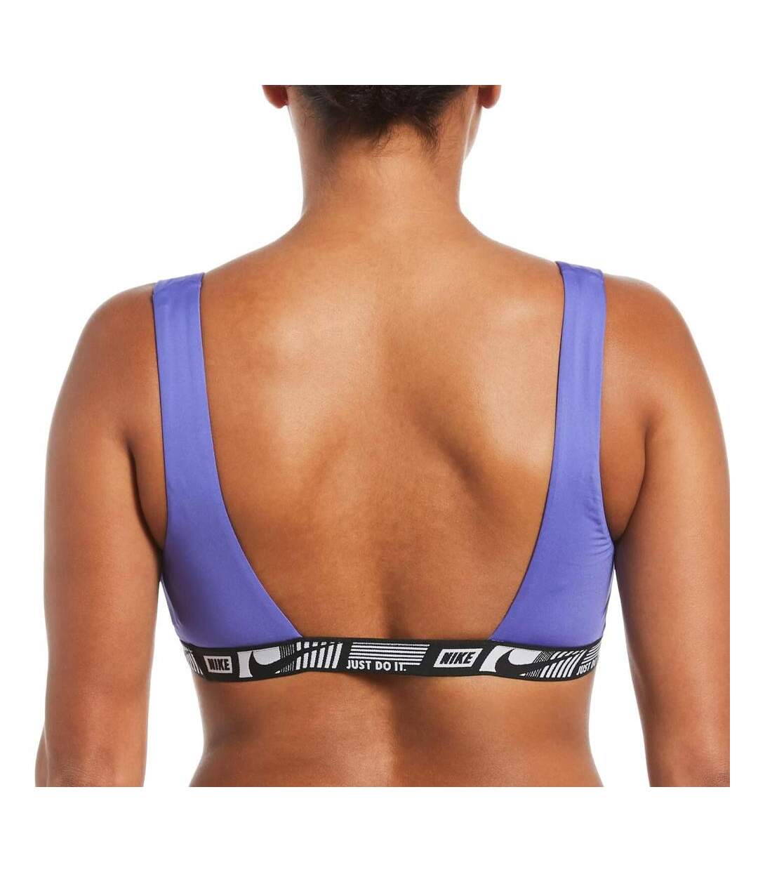 Haut de maillot de bain Violet Femme Nike Banded Bottom - L-2