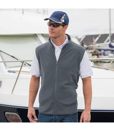 Result Core Mens Micro Fleece Gilet (Charcoal) - UTPC3013