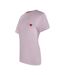 T-shirt Motif/style Cœur Love Femme Rose Love Moschino-3