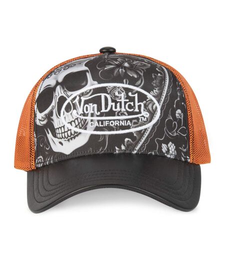 Casquette trucker avec filet avec print en sublimation Subli Skull Vondutch