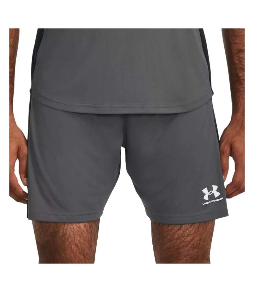 Short de Sport Gris Homme Under Armour Knit - L-1