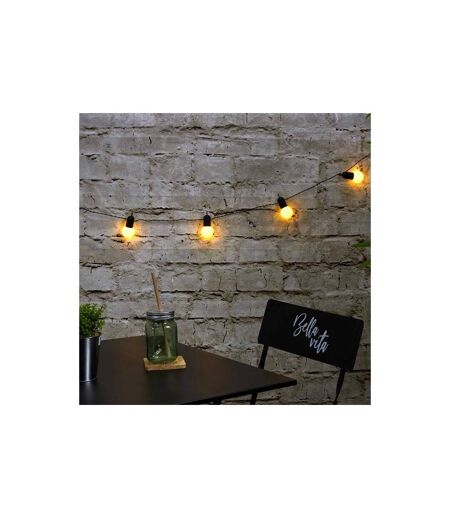 Guirlande Lumineuse Extérieur Ampoule 5m Noir