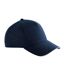 Casquette De Baseball Accelerate Bleu Marine Blanc Beechfield-1