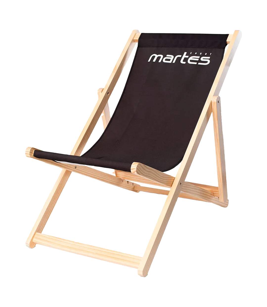 Chaise Sunbed Ms Taille Unique Noir Blanc Martes Essential-1