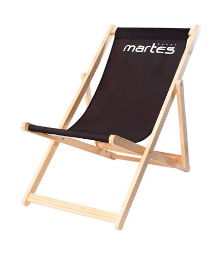 Chaise Sunbed Ms Taille Unique Noir Blanc Martes Essential