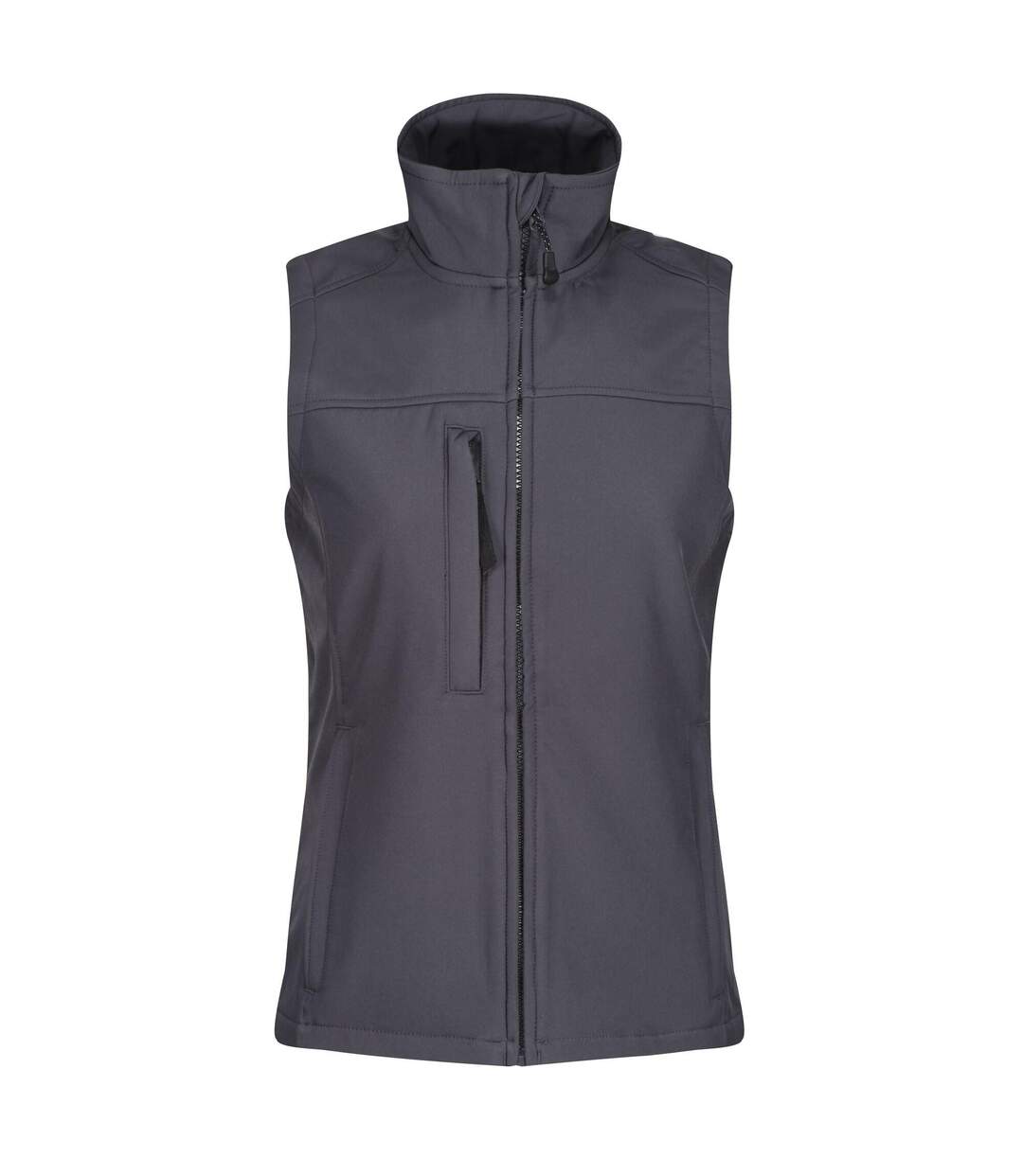 Womens/ladies Flux Softshell Bodywarmer / Sleeveless Jacket Water Repellent & Wind Resistant Seal Grey Regatta-2