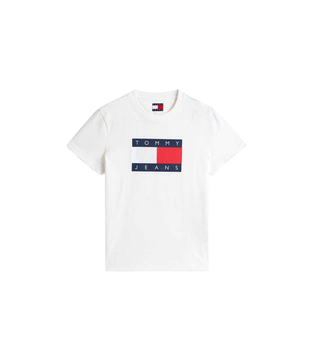 T-shirt Motif/style Badge Homme Écru Tommy Jeans-2