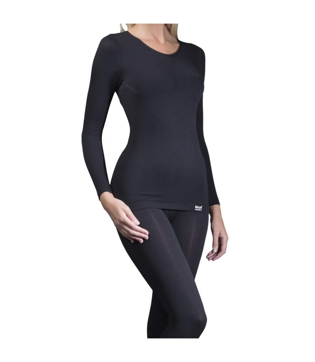 Ladies Cotton Thermal Underwear Long Sleeve Top-4
