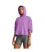 Sweat À Capuche Rival Femme Violet Under Armour-4