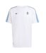 T-shirt Motif/style Real Madrid Cf Homme Blanc Bleu Adidas-2
