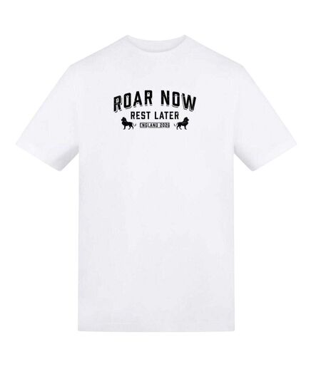 T-shirt Roar Now Rest Later Homme Blanc AWD