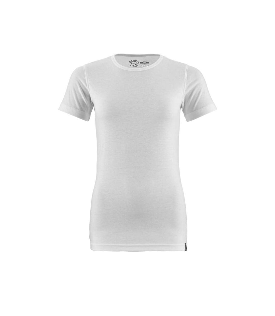 Womens/ladies Crossover T-shirt White Mascot-1