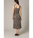 Robe midi en tissu gaufré à motifs léopard OCTAZIA-4