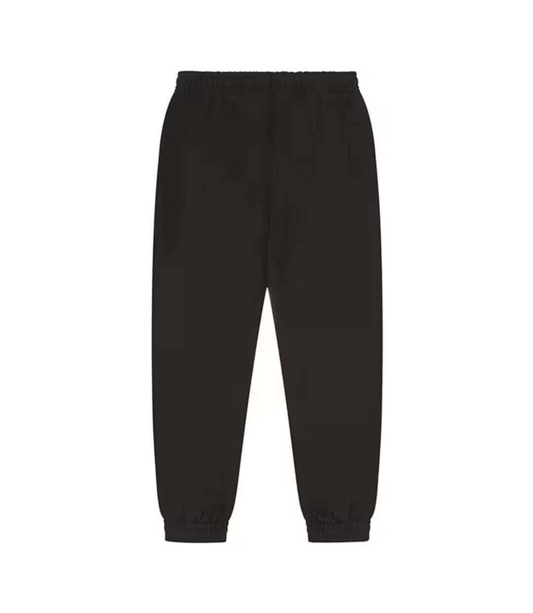 Unisex adult premium combed cotton jogging bottoms black Casual Classics-2