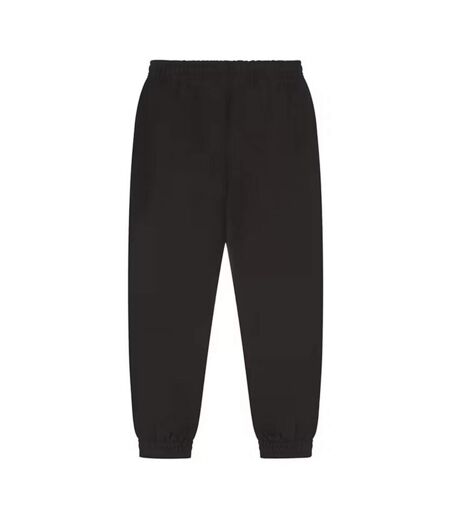Unisex adult premium combed cotton jogging bottoms black Casual Classics