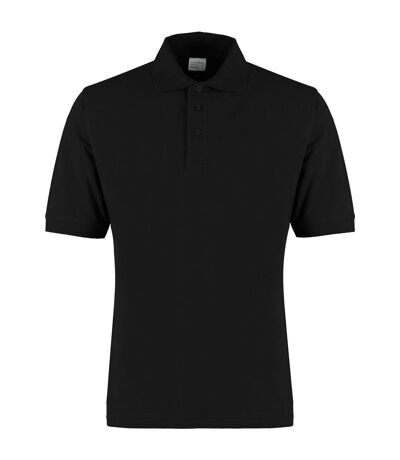 Kustom Kit Mens Klassic Cotton Superwash 60C Polo Shirt (Black)