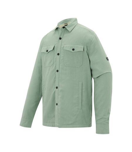 Surchemise Motif/style Uni Spennith Homme Vert Pâle Blanc Cassé Regatta