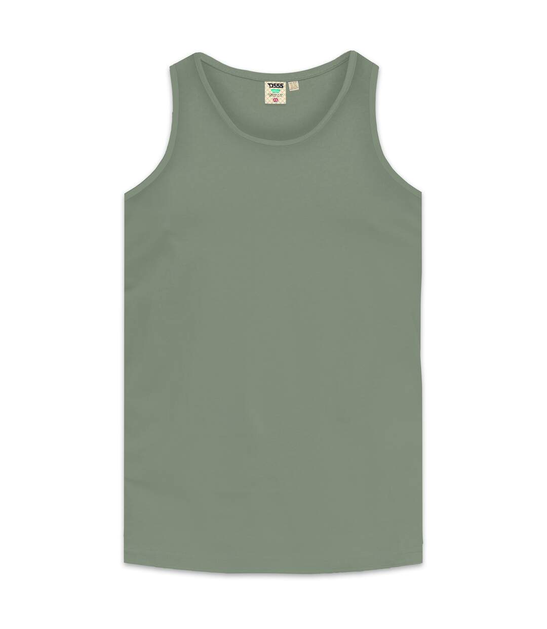 Duke Mens Fabio-2 Kingsize Muscle Vest (Khaki) - UTDC172-1