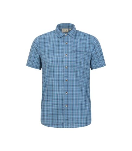 Mountain Warehouse Mens Cotton Shirt (Corn Blue) - UTMW315