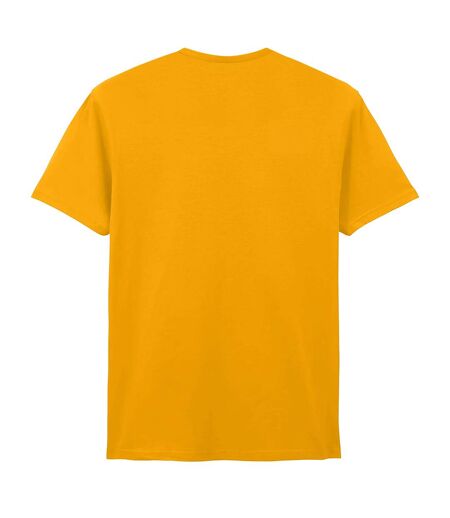 T-shirt Uni Manches Courtes Softstyle Homme Jaune Or Gildan