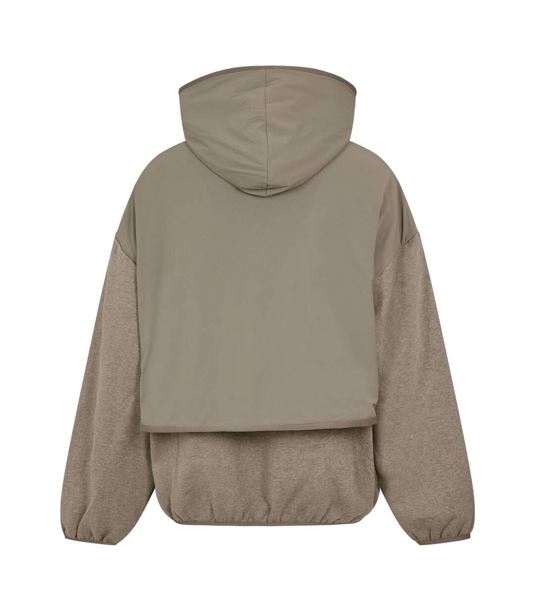 Sweat À Capuche Motif/style Superposé Homme Gris Gris Chiné Fear Of God Essentials-2