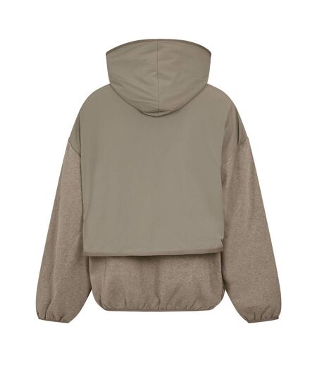 Sweat À Capuche Motif/style Superposé Homme Gris Gris Chiné Fear Of God Essentials
