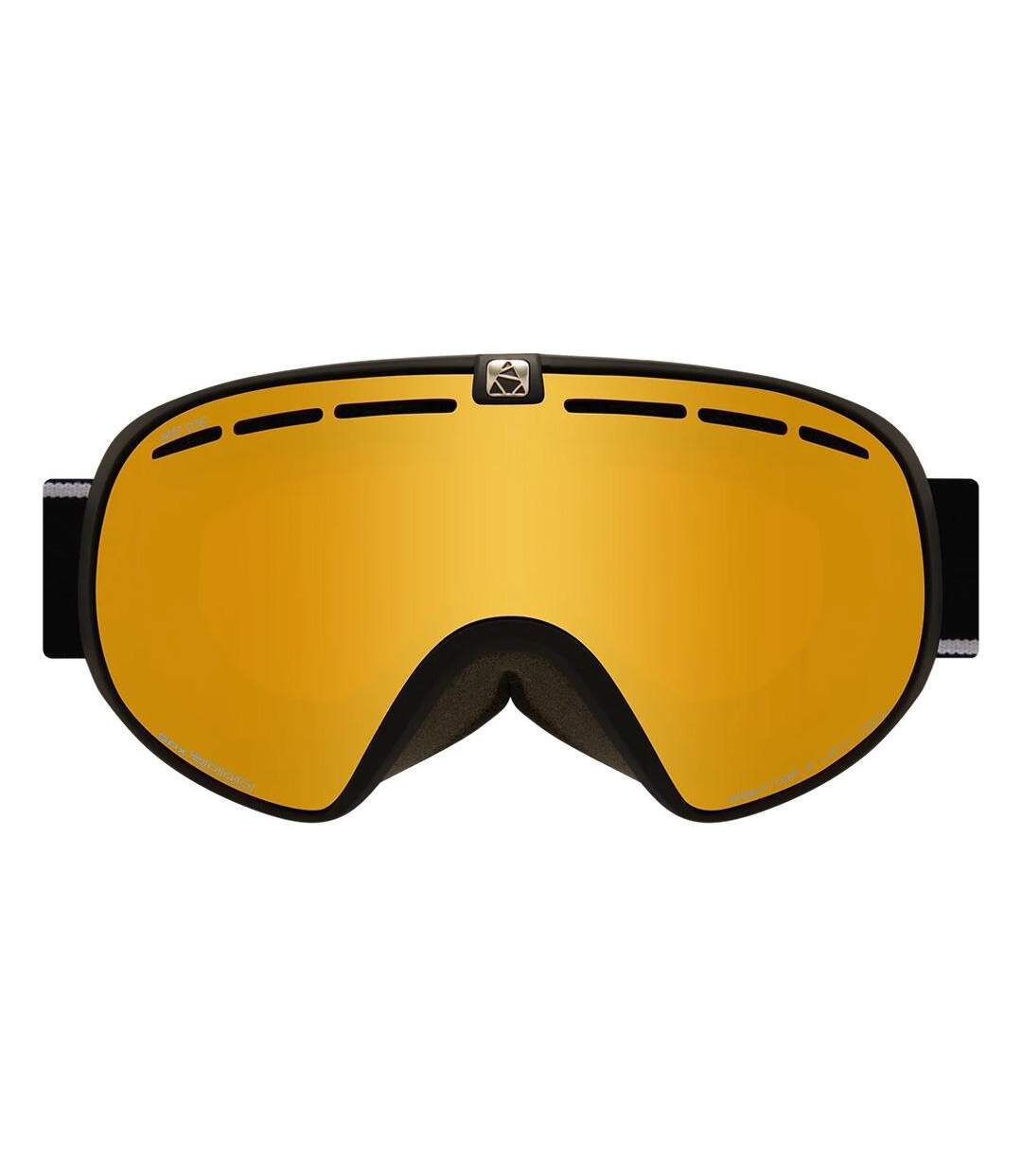 Masque de ski noir/jaune mixte cairn spot otg spx-2