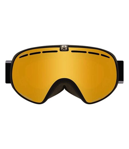 Masque de ski noir/jaune mixte cairn spot otg spx