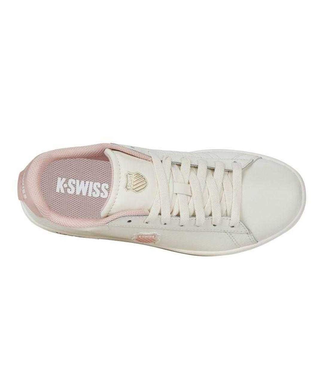 Baskets Court Shield Femme Blanc K-Swiss-4