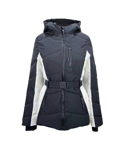 Womens/ladies Hooded Puffer Jacket Black Jack Wills