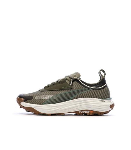 Chaussures de trail kaki homme puma voyage nitro 3