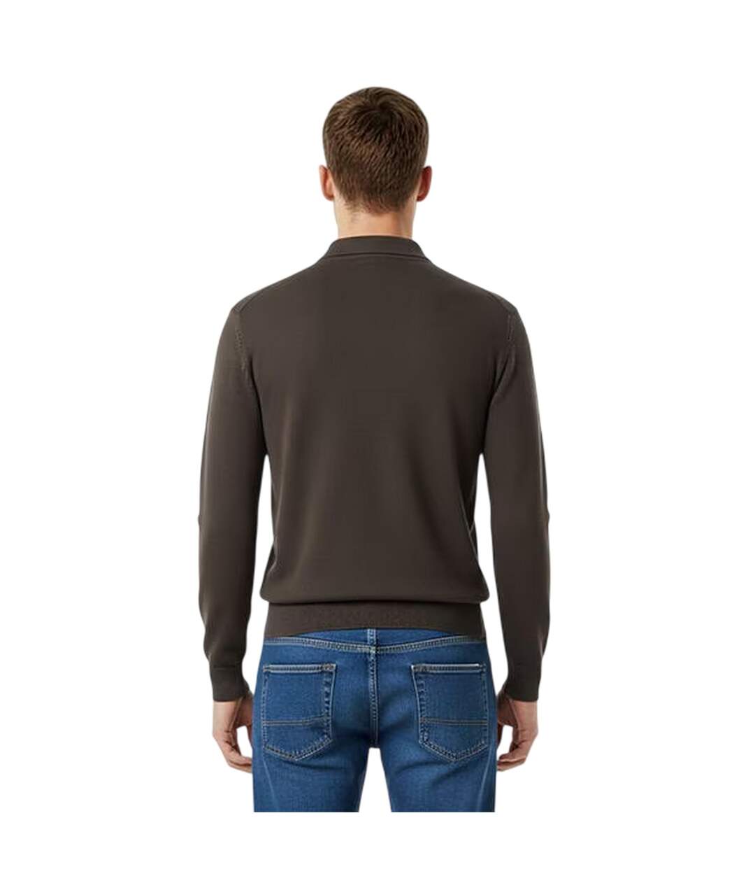 Polo Manches Longues Homme Gris Jack Wills-4