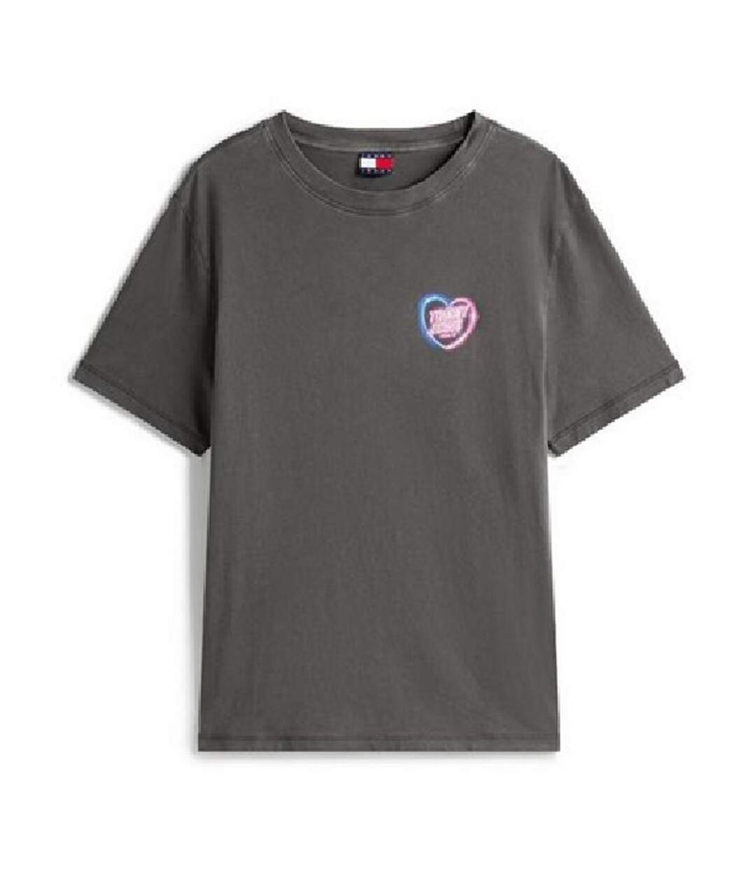 T-shirt Motif/style Cœur Néon Femme Noir Tommy Jeans-2