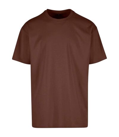 T-shirt Adulte Marron Foncé Build Your Brand