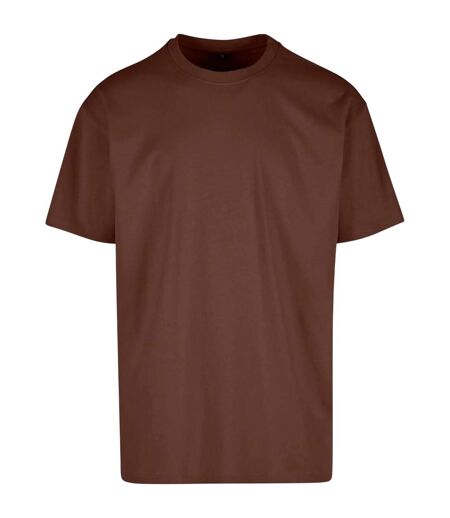 T-shirt Adulte Marron Foncé Build Your Brand