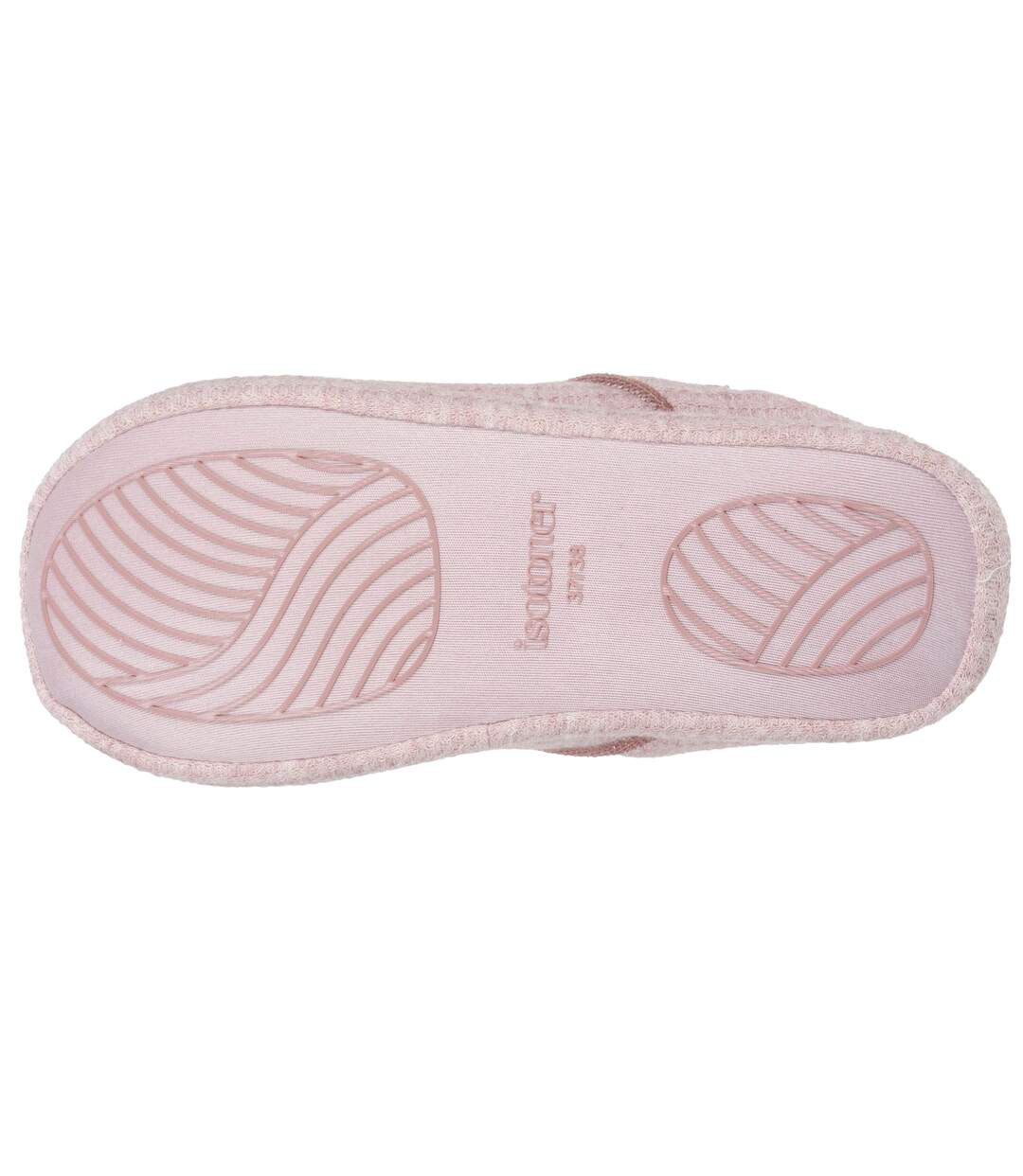 Isotoner Chaussons extra-light Mules femme maille nid d'abeille, semelle gomme antidérapante-4