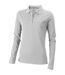 Elevate Oakville Long Sleeve Ladies Polo Shirt (Gray Melange)