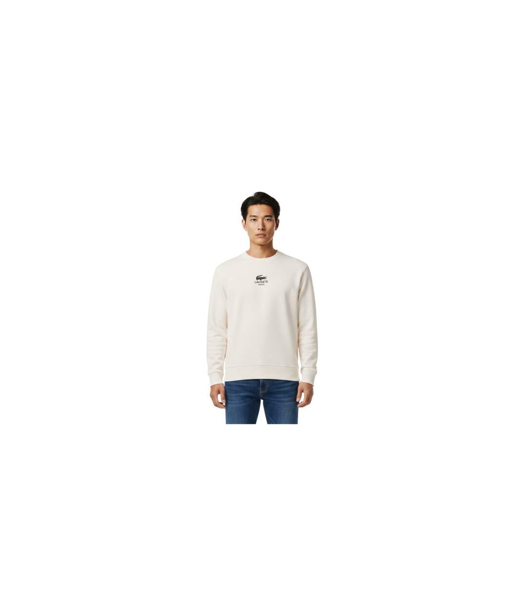 Unisex Adult Central Sweatshirt White Lacoste-1