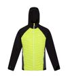 Regatta Mens Andreson VII Hybrid Lightweight Jacket (Bright Kiwi/Black)
