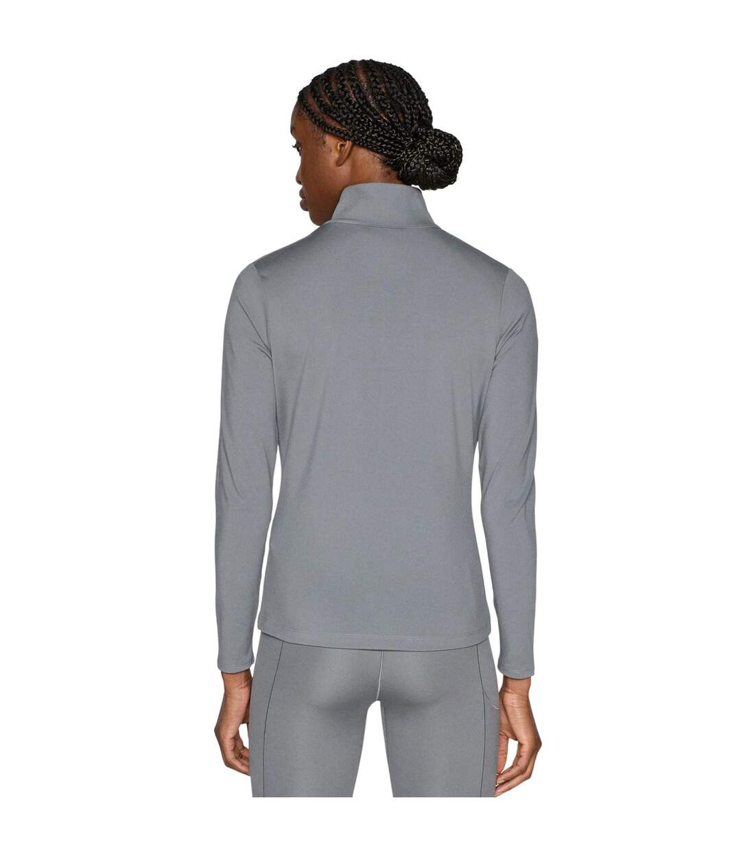 Womens/ladies Moisture Wicking Jacket Green Clay Under Armour-3