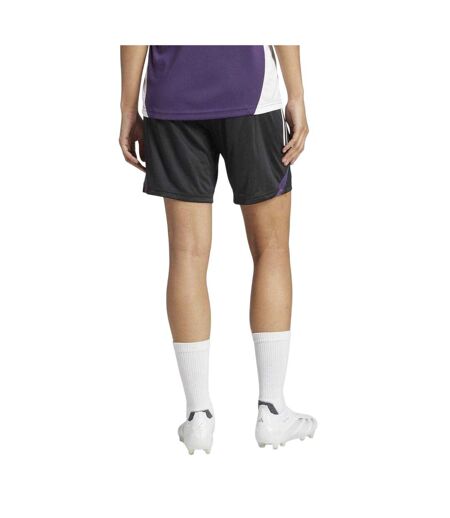 Womens/ladies Manchester United Fc Shorts Black Adidas
