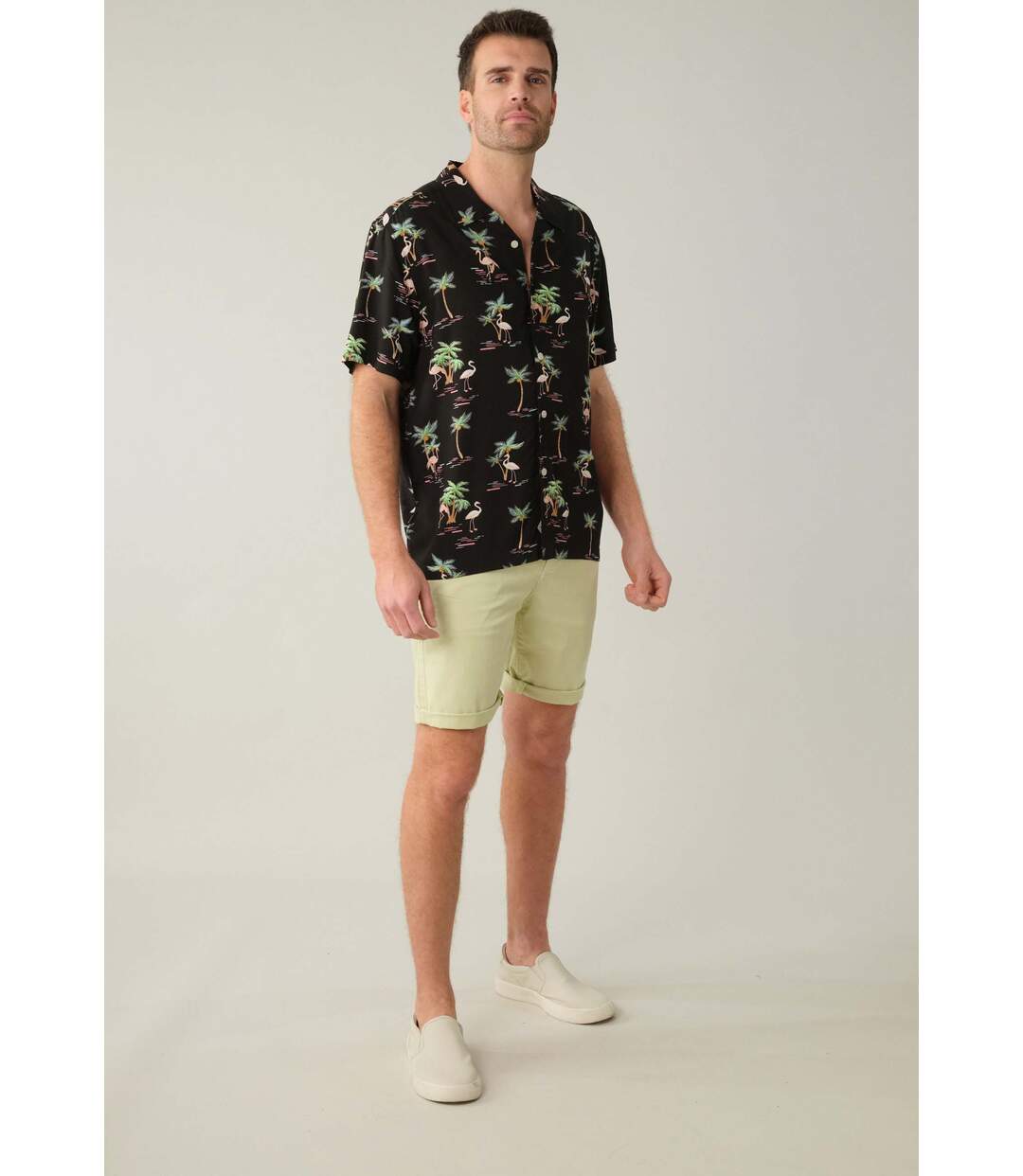 Chemise à motifs exotiques pour homme CABANA