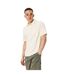 Mens Textured Regular Short-sleeved Polo Shirt White Jack Wills-4