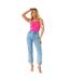 Haut Style Corset Motif/style Coutures Apparentes Femme Rose Missy Empire-3