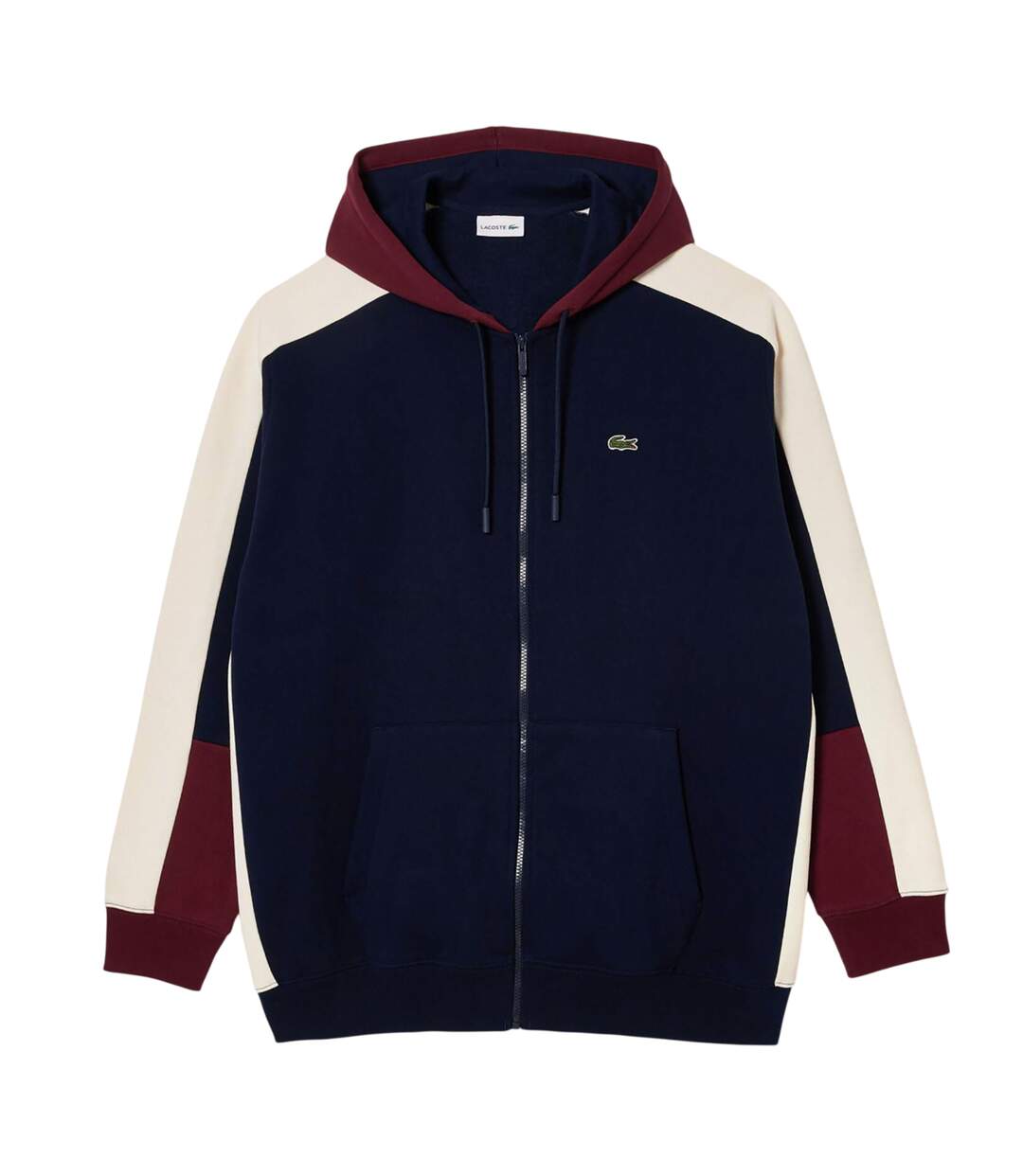 Sweat À Capuche Motif/style Logo Homme Bleu Marine Lacoste-1