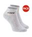 Chaussettes Motif/style Logo Quarro Adulte Gris Chiné Hi-Tec-1